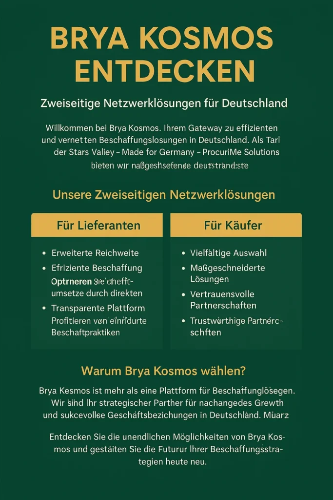 Brya Kosmos Entdecken